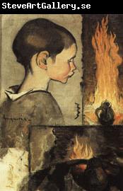 Louis Anquetin Child's Profile and Study for a Still Life